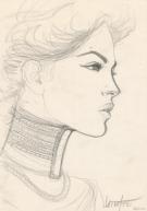 Laurent Vicomte - Sasmira, La Fausse Note, Illustration orig