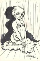 François Walthéry - Natacha, Illustration originale réalisée