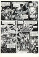 Daria Schmitt - La Tête de mort venue de Suède, Planche orig