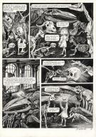 Daria Schmitt - La Tête de mort venue de Suède, Planche orig