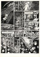 Daria Schmitt - La Tête de mort venue de Suède, Planche orig