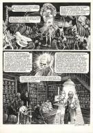 Daria Schmitt - La Tête de mort venue de Suède, Planche orig