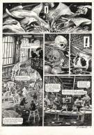 Daria Schmitt - La Tête de mort venue de Suède, Planche orig