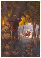 Frédéric Pillot - Le Dernier des Mohicans, Illustration orig