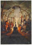 Frédéric Pillot - Le Dernier des Mohicans, Illustration orig