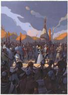 Frédéric Pillot - Le Dernier des Mohicans, Illustration orig