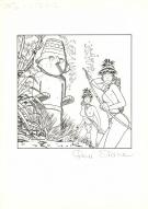 Ren&eacute; Sterne - Adler, Illustration originale 