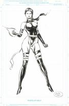 Michael Bair - Illustration originale de Ms. Psylocke (1993)