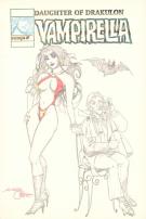 Gonzalo Mayo - Vampirella, Illustration originale, dessin pr