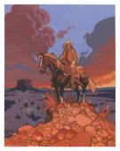 Ralph Meyer - Go West Young Man, Couverture originale du tir
