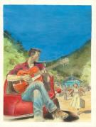 Christophe Dubois - Rockabilly, Illustration originale
