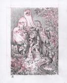 Stan Manoukian - Once Upon a Time, Crayonné original, recher