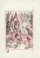 Stan Manoukian - Frankenstein, Crayonné original, recherche 