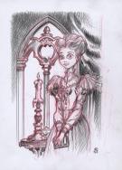 Stan Manoukian - Frankenstein, Crayonné original, recherche