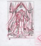 Stan Manoukian - Frankenstein, Crayonné original, recherche 