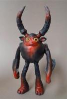 Stan Manoukian - "Deamon" Pi&egrave;ce unique en r&eacute;sine et verre