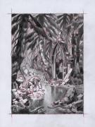 Stan Manoukian - Frankenstein, Crayonné préparatoire de "Je 