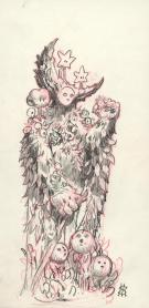 Stan Manoukian - Crayonné original, recherche pour "Grand Bo