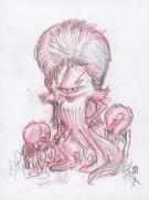 Stan Manoukian - Crayonn&eacute; original de Bowie