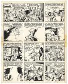 Victor Hubinon - Barbe-Rouge, L'&Icirc;le de l'homme mort, Planche