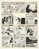 Victor Hubinon - Barbe-Rouge, L'&Icirc;le de l'homme mort, Planche