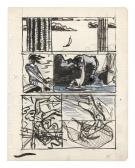 Paul Cuvelier - Recherche pour une planche