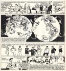 Alain Saint-Ogan - Zig et Puce, Planche originale num&eacute;rot&eacute;e 