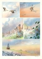 Patrick Prugne - Cheyenne, Planche originale n&deg;17, premi&egrave;re 