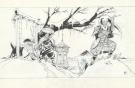 Hub - Okko, Illustration originale pour les pages de gardes 