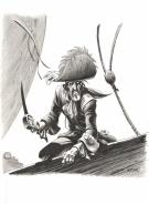 Riff Reb's - Kernok le pirate, Illustration originale pour u