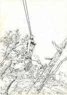 Marc N'Guessan - Petit d'homme, L'&Eacute;veil, Illustration origin