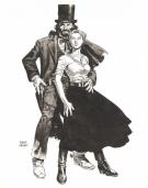 Ralph Meyer - Undertaker, Jonas et Rose en pied, illustratio