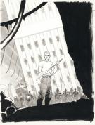 Ralph Meyer - IAN, Blitzkrieg, Illustration originale, couve