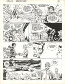 Ralph Meyer - IAN, Un singe &eacute;lectrique, Planche originale n&deg;