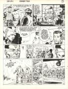 Ralph Meyer - IAN, Un singe &eacute;lectrique, Planche originale n&deg;