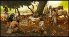 Christian Rossi - Peinture originale - Tribu de guerre