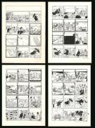 Bob De Moor - Monsieur Tric, Ensemble de quatre planches ori