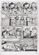 Fred Simon - Le poisson-clown, Christina, p09 sur calque+ble