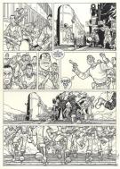 Fred Simon - Rails, La garde blanche, P40 planche NB