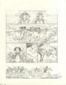 Fred Simon - Popotka le petit sioux, Mahto, Planche original