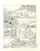 Fred Simon - Popotka le petit sioux, Mahto, p14 planche+bleu