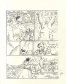 Fred Simon - Popotka le petit sioux, Mahto, p25 planche+bleu