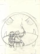 Fred Simon - Popotka le petit sioux, projet de couverture t2