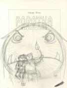 Fred Simon - Popotka le petit sioux, projet de couverture t2