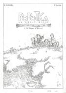 Fred Simon - Popotka le petit sioux, projet de  couverture t