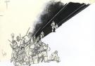 Fred Simon - Rails, Jaguars, dessin couv pour la réedition d