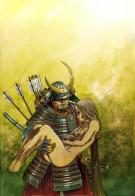 Jung - Kwaïdan, samourai avec femme dans les bras
