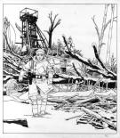 Christian Gine - Neige, illustration pour calendrier