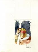 Christian Gine - Neige, dessin pour plv