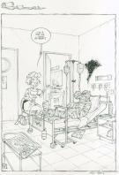 Alain Sirvent - Les Toubibs, Bons réflexes, Illustration ori
